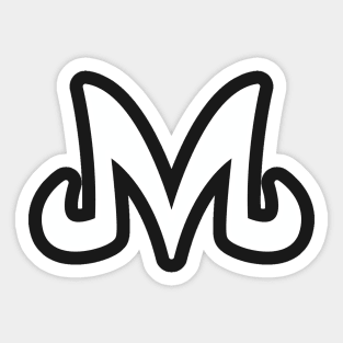 Team Majin (white) Sticker